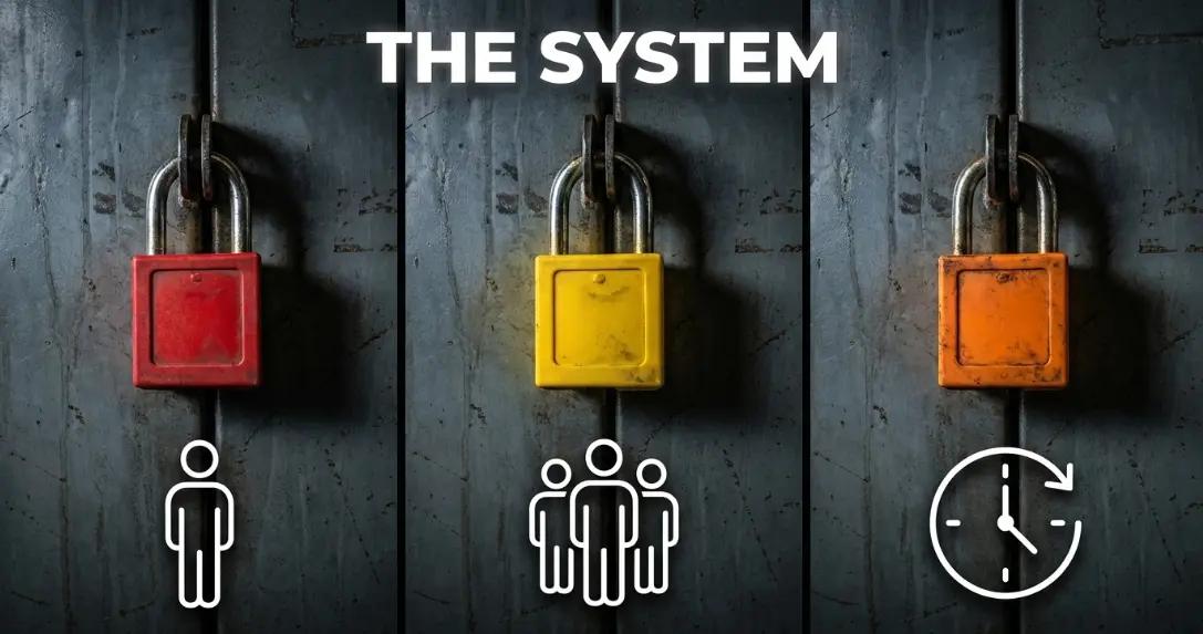 Lock Set Function Color Code LOTO Color Code Explained: Red, Yellow, And Orange Lockout Padlocks ...